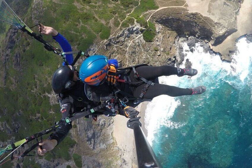 Castelsardo Tandem Paragliding Flight in Littigheddu