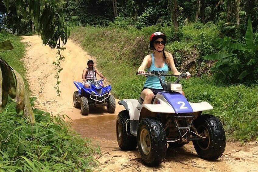 ATV Jungle Ride with Hin Lad Waterfall Visit from Koh Samui 