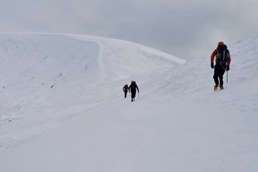 Winter walking in Glenshee