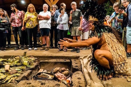 Easter Island Ancestral Dinner and Show with Private Transport