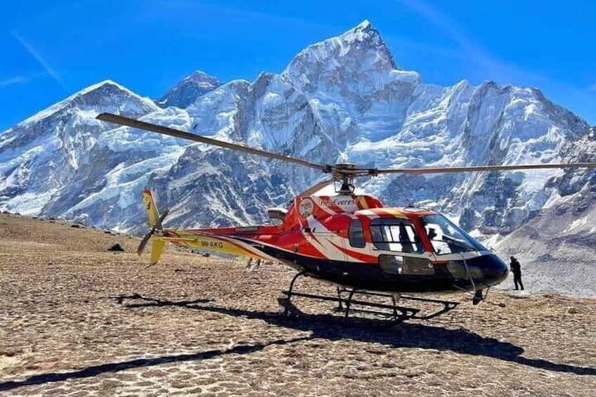 Everest View from Kalapather on Helicopter Tour 
