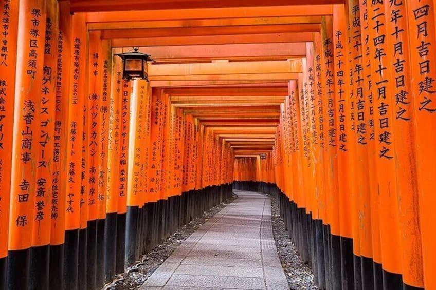 Fushimi Inari Taisha: Walk through the stunning, mysterious Torii corridor—it feels like stepping into a time tunnel.