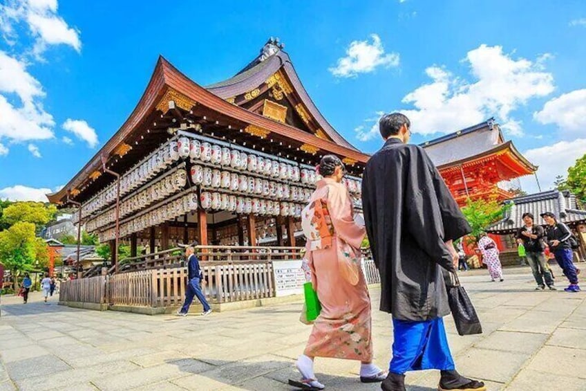 Yasaka Shrine: A lively, traditional street where you might spot geisha gliding by with elegant, small steps.