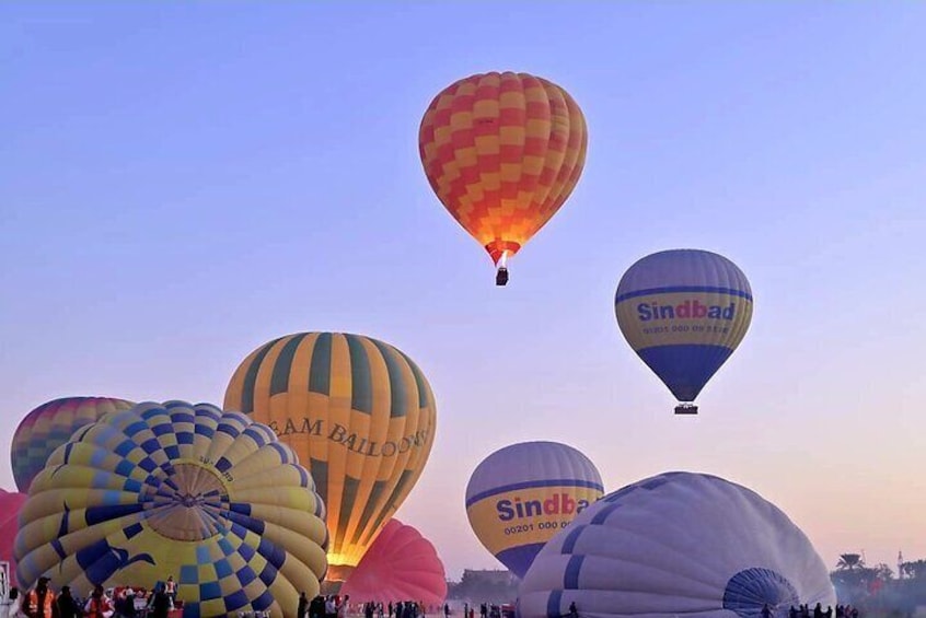 Sunrise Hot Air Balloon Ride from Hurghada to Luxor