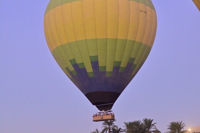 1 Day Private Tour to Luxor with Hot Air Balloon from Hurghada