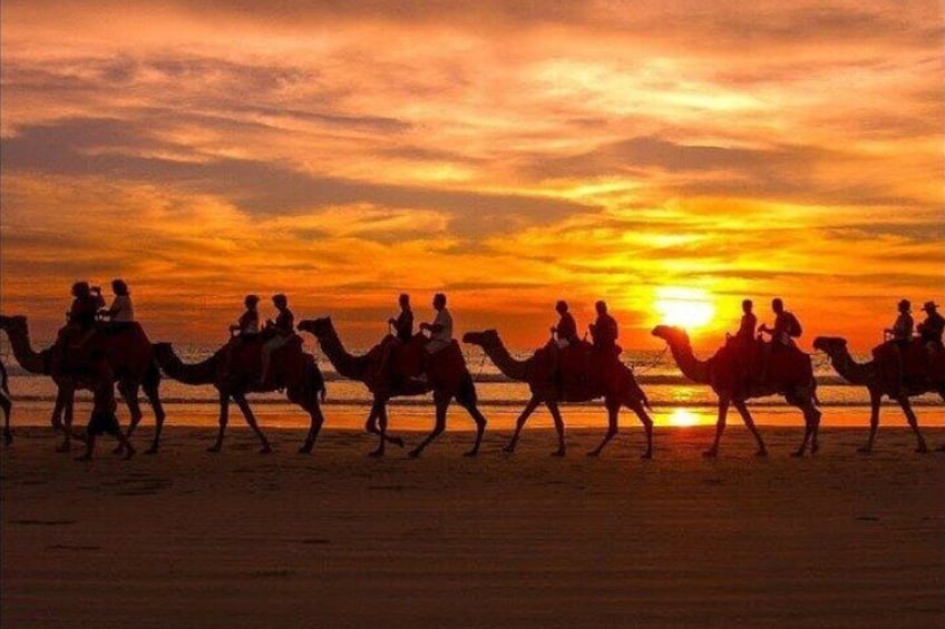 Agadir Sunset Camel Ride Tour with BBQ Dinner