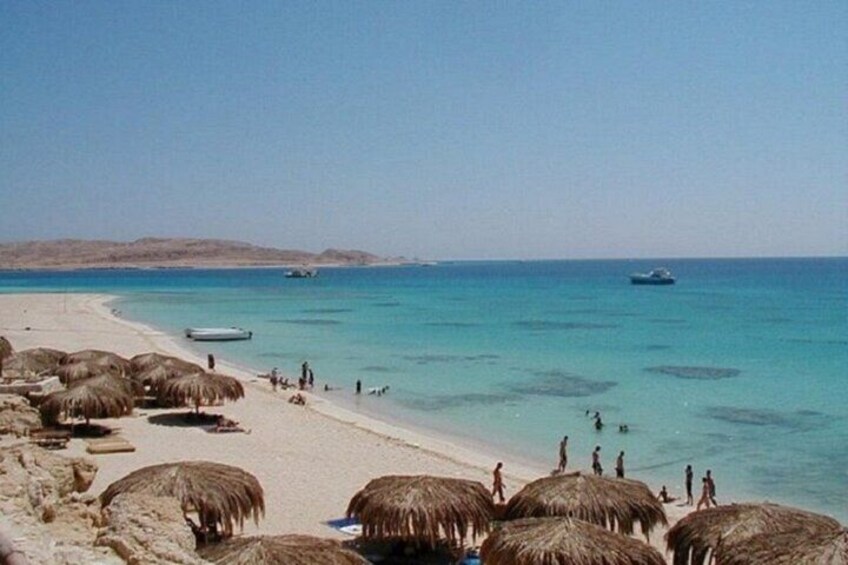 Private Speedboat to Hula Hula Island & Turkish bath - Hurghada