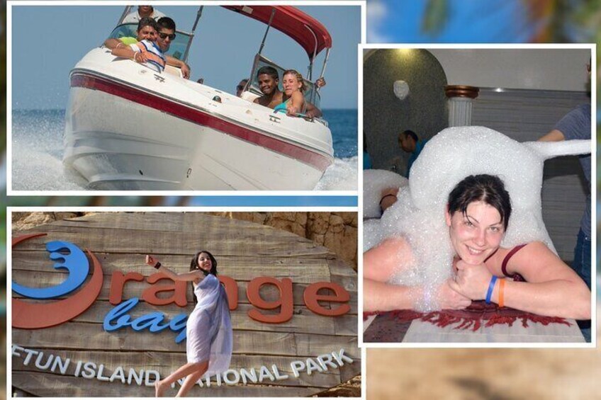 Private Speedboat to Orange Island With Turkish Bath - Hurghada