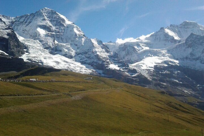 Eiger, Mönch and Jungfrau mountain view