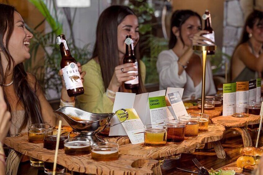 Beer Tasting and Delicious Traditional Bites in Tulum