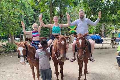 Horseback Riding and Swim Experience Jamaica.