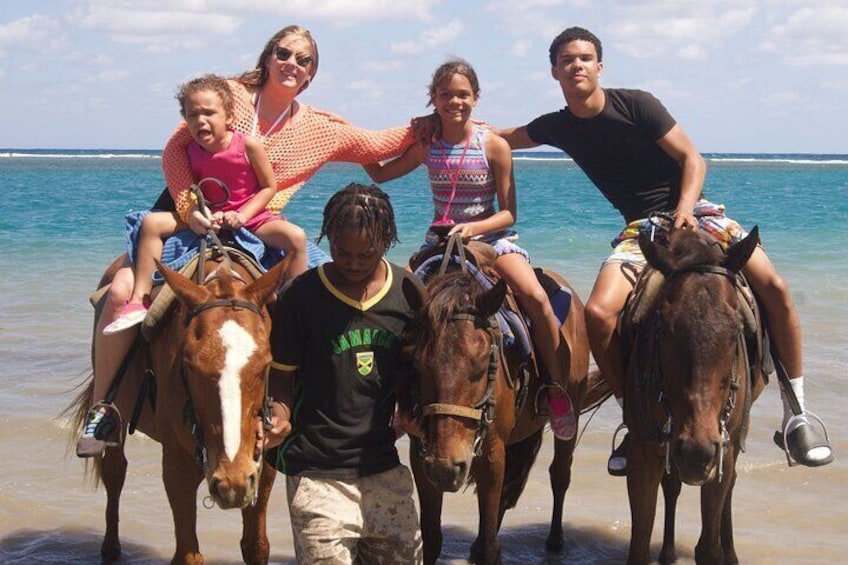 Horseback Riding and Swim Experience Jamaica.