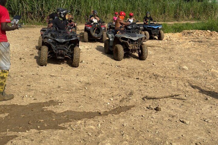 ATV Blue Hole Rafting and Horseback Ride from Montego Bay 4in1