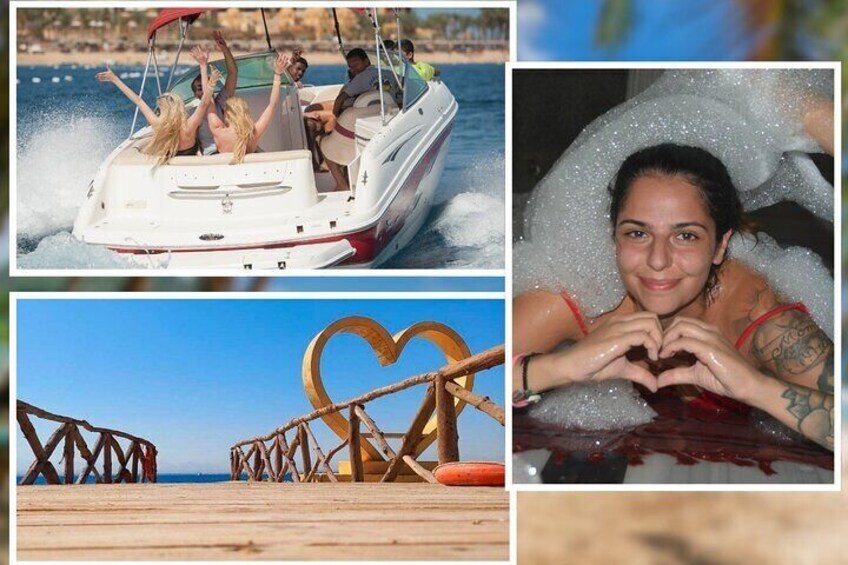 Private Speedboat To Magawish Island With Turkish Bath - Hurghada