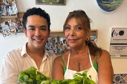 pesto cooking class express basil DOP genoa