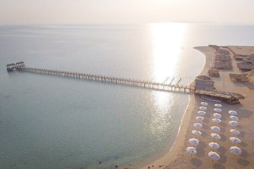 Orange Island sea trip & Turkish bath & transfers - Hurghada.