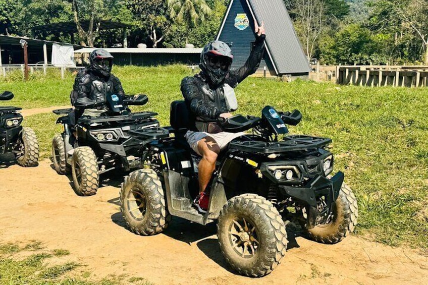 7 Hour Sticky Waterfall and ATV Guided Adventures