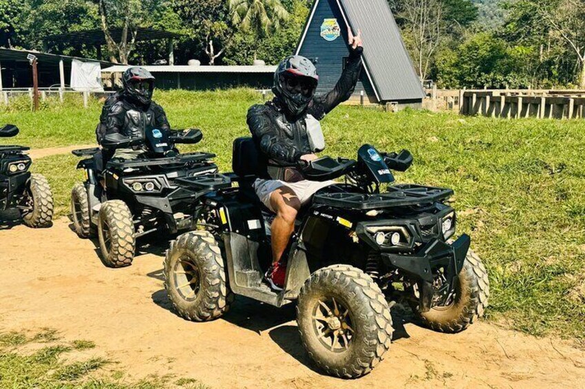 7 Hour Sticky Waterfall and ATV Guided Adventures