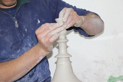 Premium Hands-On Workshop in Fes of Pottery and Mosaic Zellige