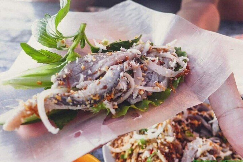 Vietnamese herring salad