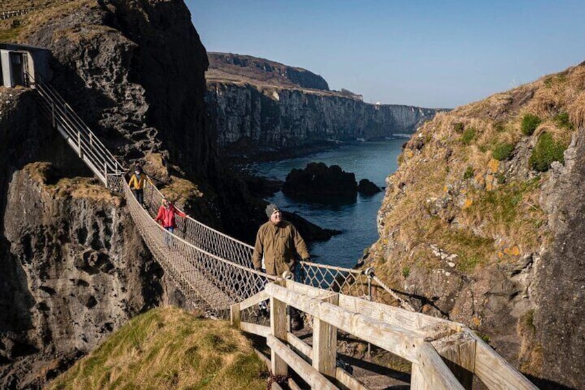 Crossing the Iconic Carrick-a-Rede Rope Bridge