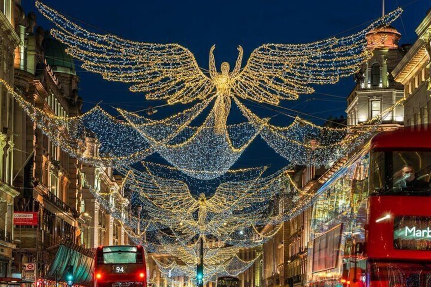 London Christmas Lights Open-Top Bus Tour