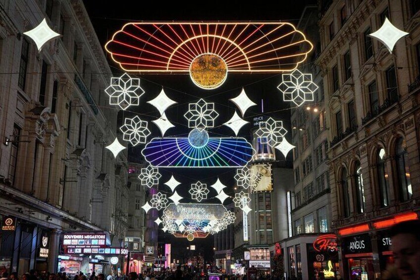 London Christmas Lights Open-Top Bus Tour