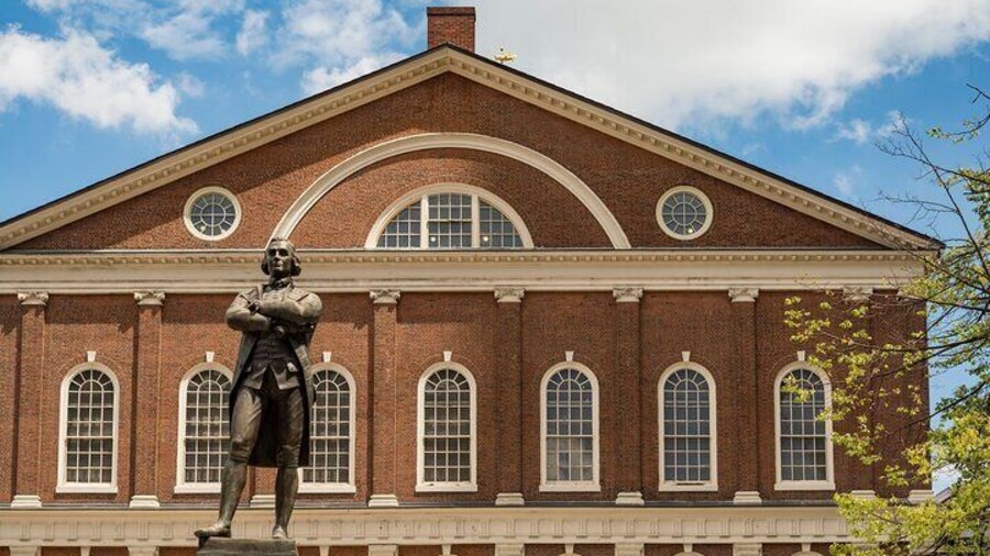 Begin your Freedom Trail walking tour at historic Faneuil Hall (1742), Boston's "Cradle of Liberty" and steps from world-famous Quincy Market