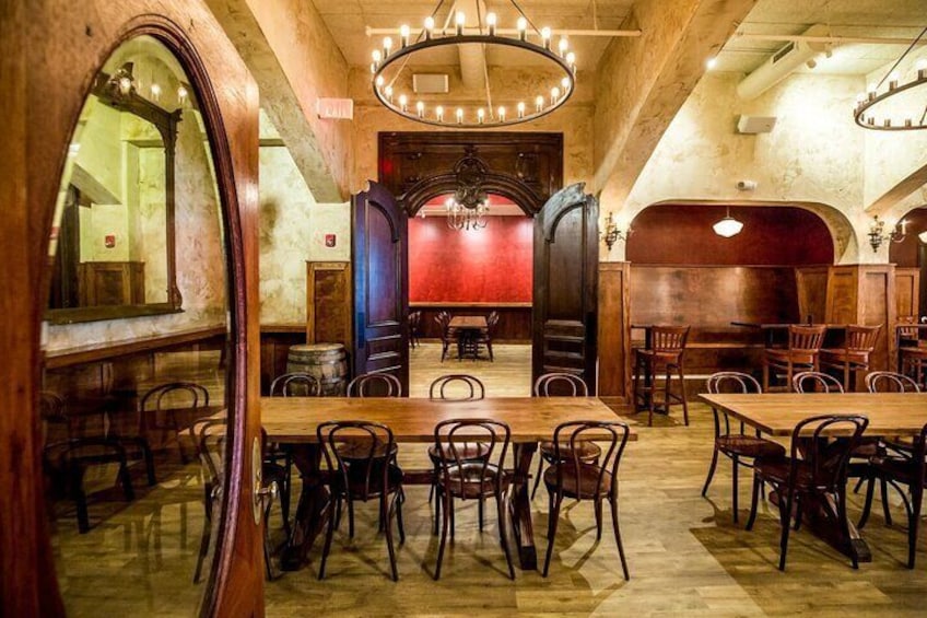 After the tour, your group enjoys local beers and New England favorites during lunch in a private dining room