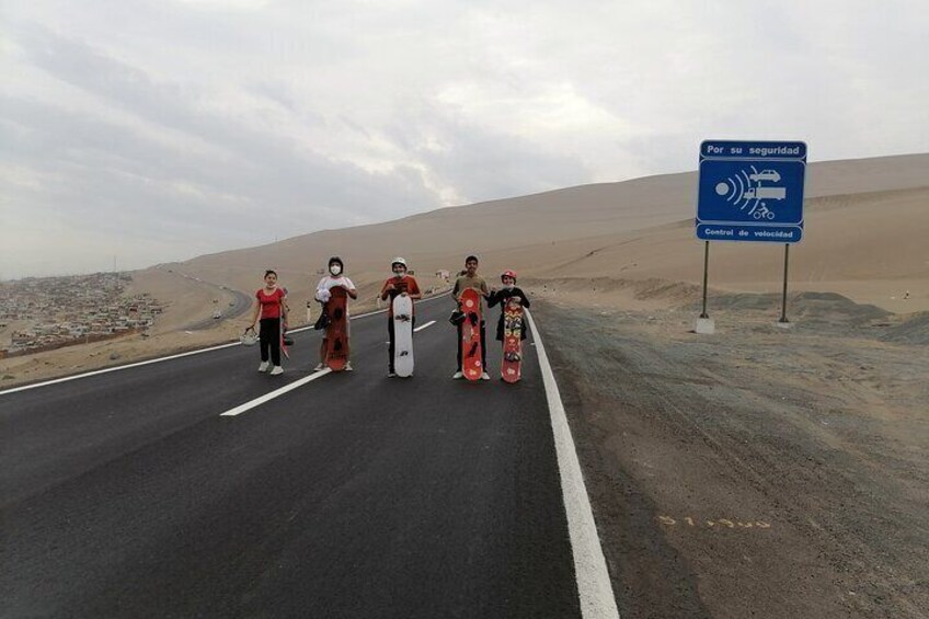 Entrance of the Desert of Lomas de Ancon