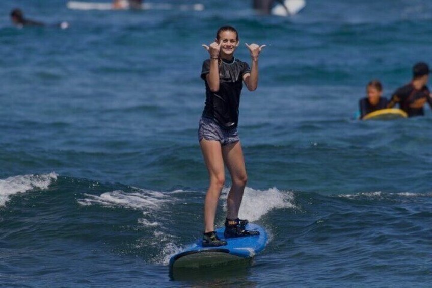 kid surf lessons in Honolulu