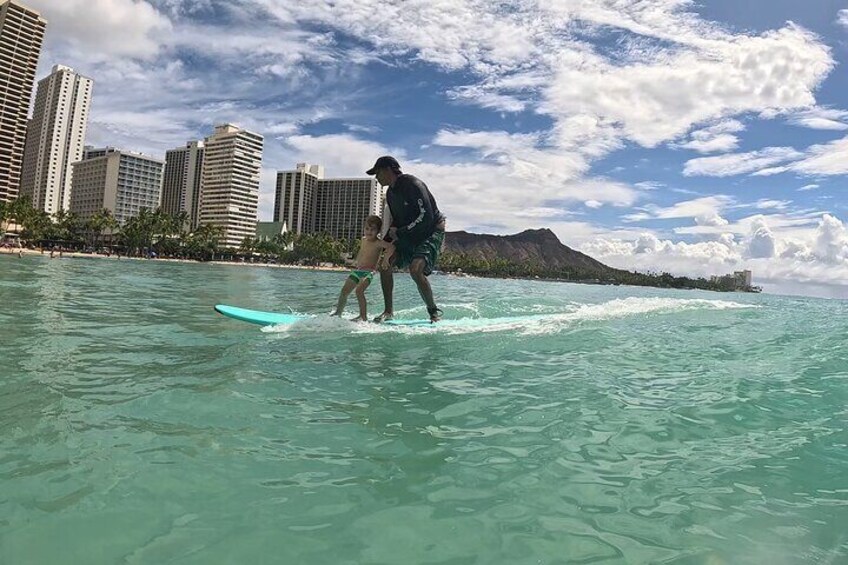 kid surf lessons in Waikiki