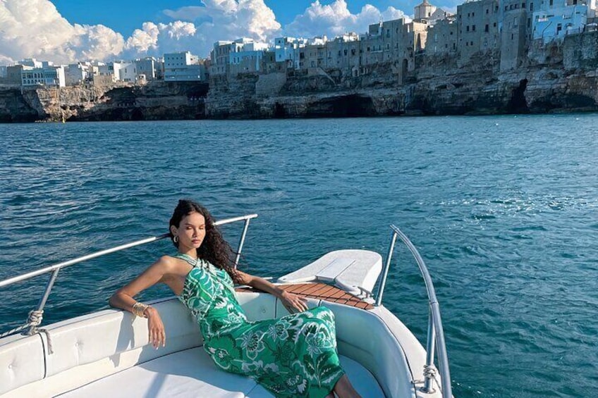 Boat trip to the Polignano a Mare caves