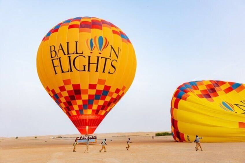 Hot air Balloon Dubai Magical Morning Without Breakfast