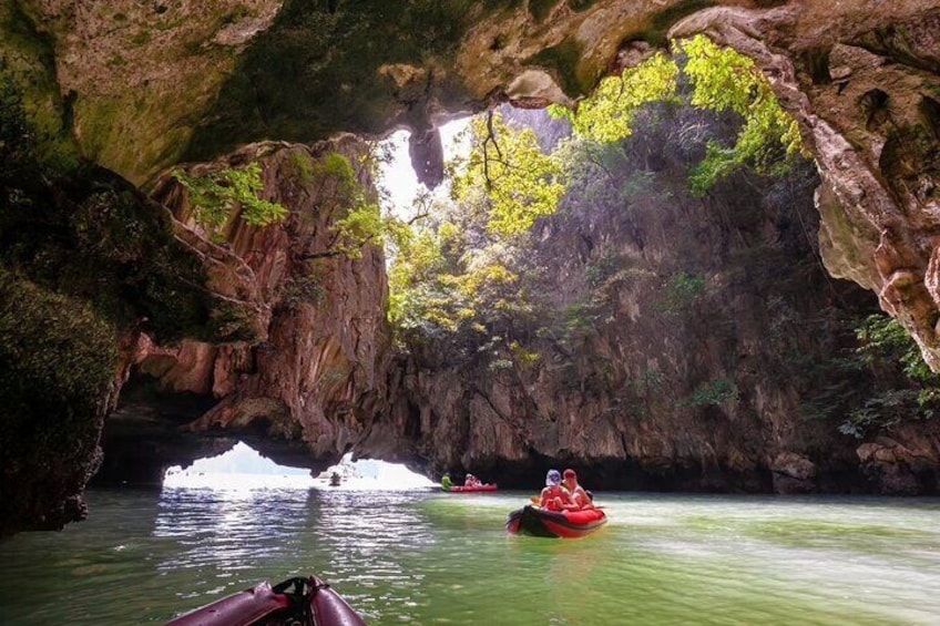 Phang Nga Bay Sea Canoeing & Glowing Plankton from Phuket 