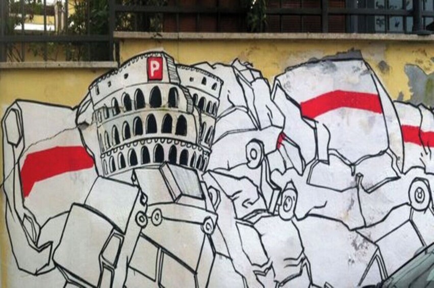 Creative Rome: Urban Art & Aperitivo Walk Through Pigneto