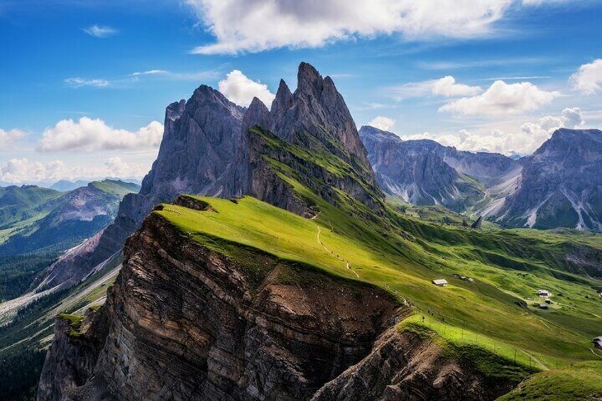 Private Dolomites Tour Monte Seceda and Passo Gardena from Cortina