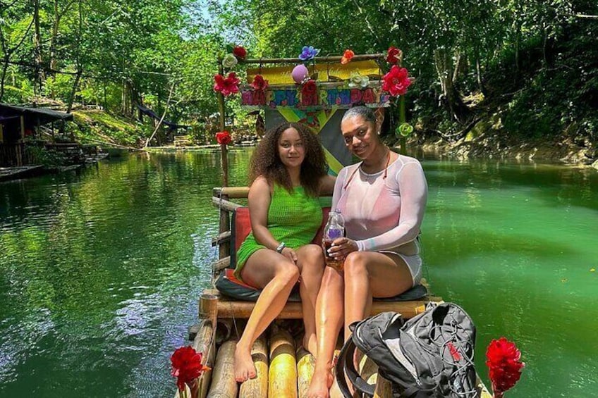 Bamboo Rafting and Limestone Massage at Lethe River Montego Bay