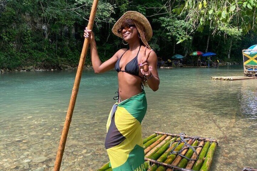 Bamboo Rafting and Limestone Massage at Lethe River Montego Bay