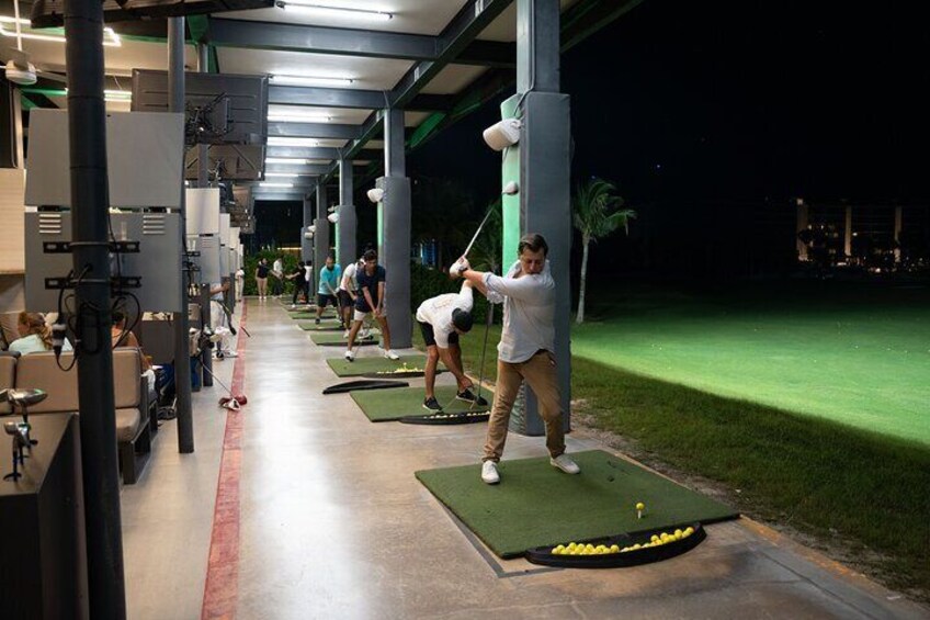 Night Golf at Shots Puerto Cancun