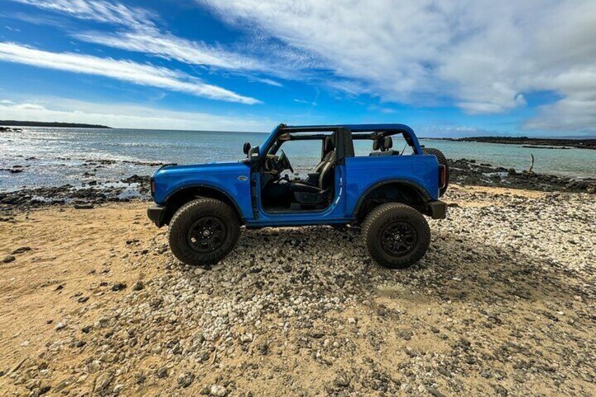 Off Road Coastal Tour In Bronco With Snorkel, Photo and Video