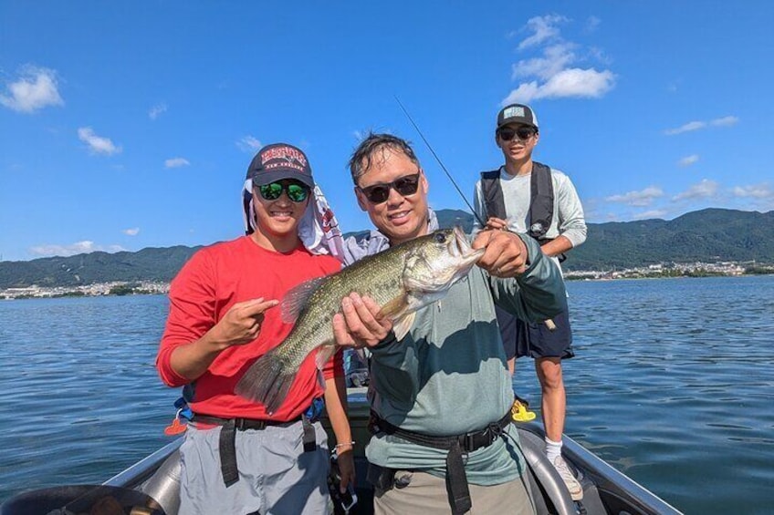 Private Lake Biwa Bass Fishing and Sightseeing