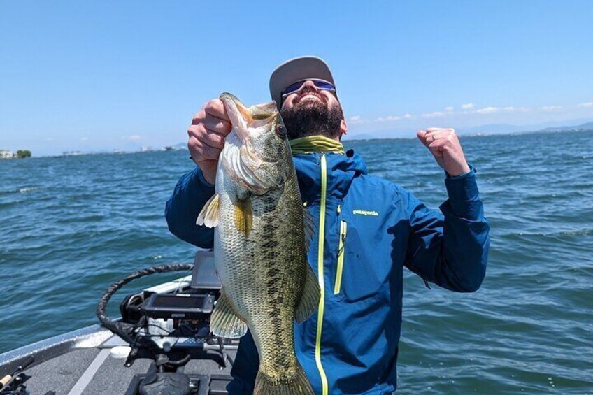 Private Lake Biwa Bass Fishing and Sightseeing