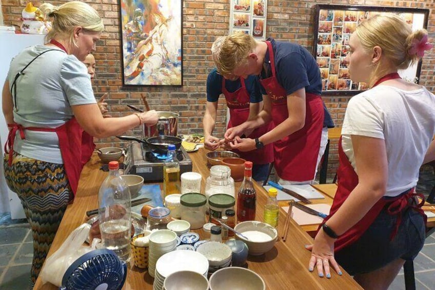 Vietnamese Cooking Class with Local Family in Hue