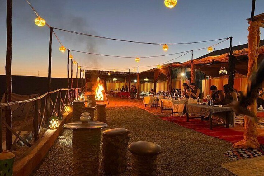 Agafay desert camels, Quad, Sunset and Dinner show