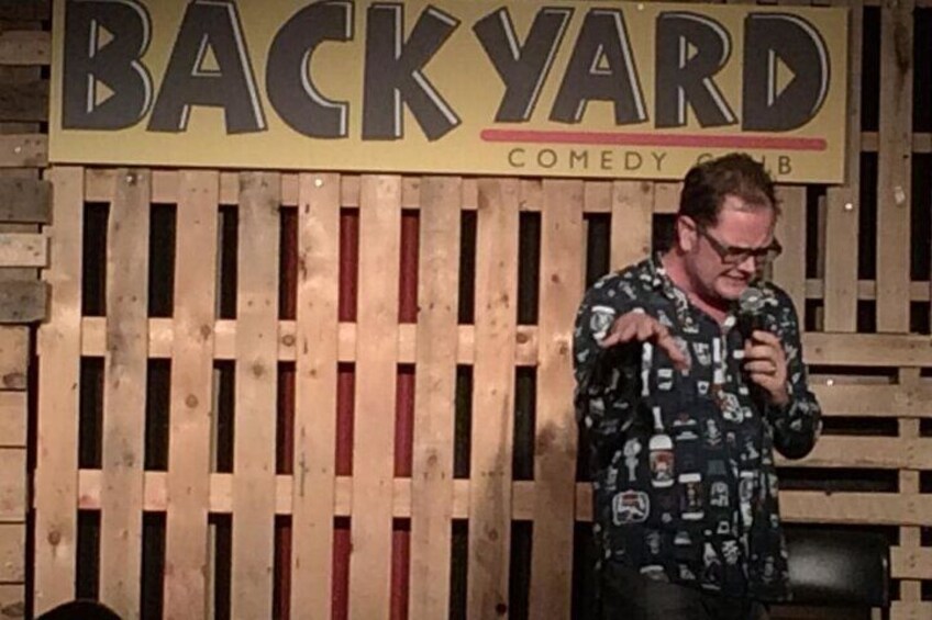 Alan Carr at Backyard Comedy Club