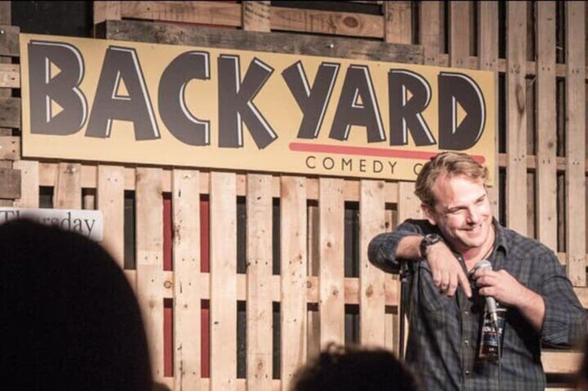 David Whitney, host at Backyard Comedy Club