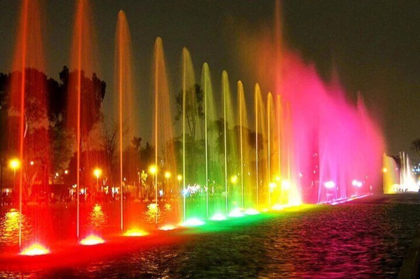 Magical Night Water Circuit in Lima