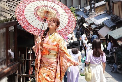 Kimono Rental Service near Kiyomizudera Temple