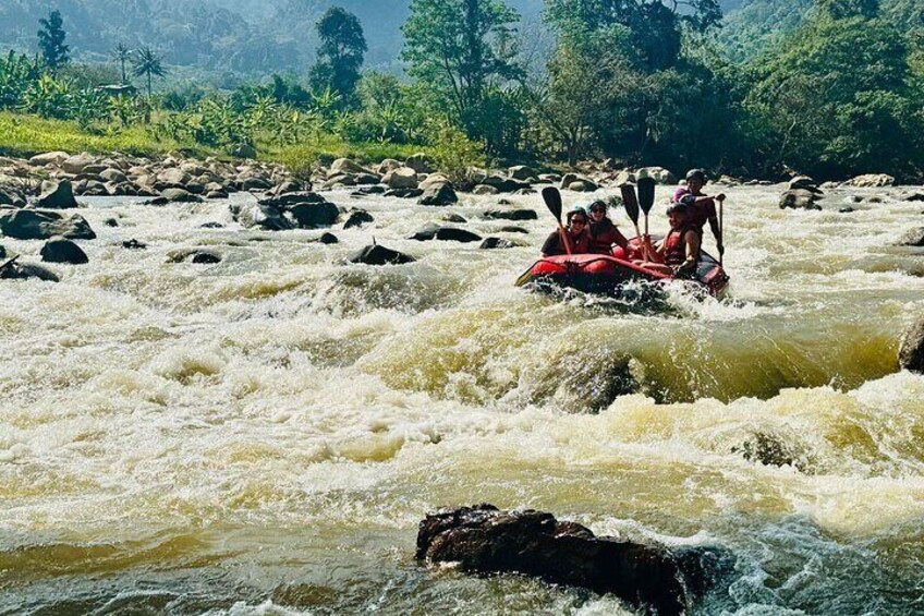 8 hour Sticky waterfall, ATV and White water rafting Adventures